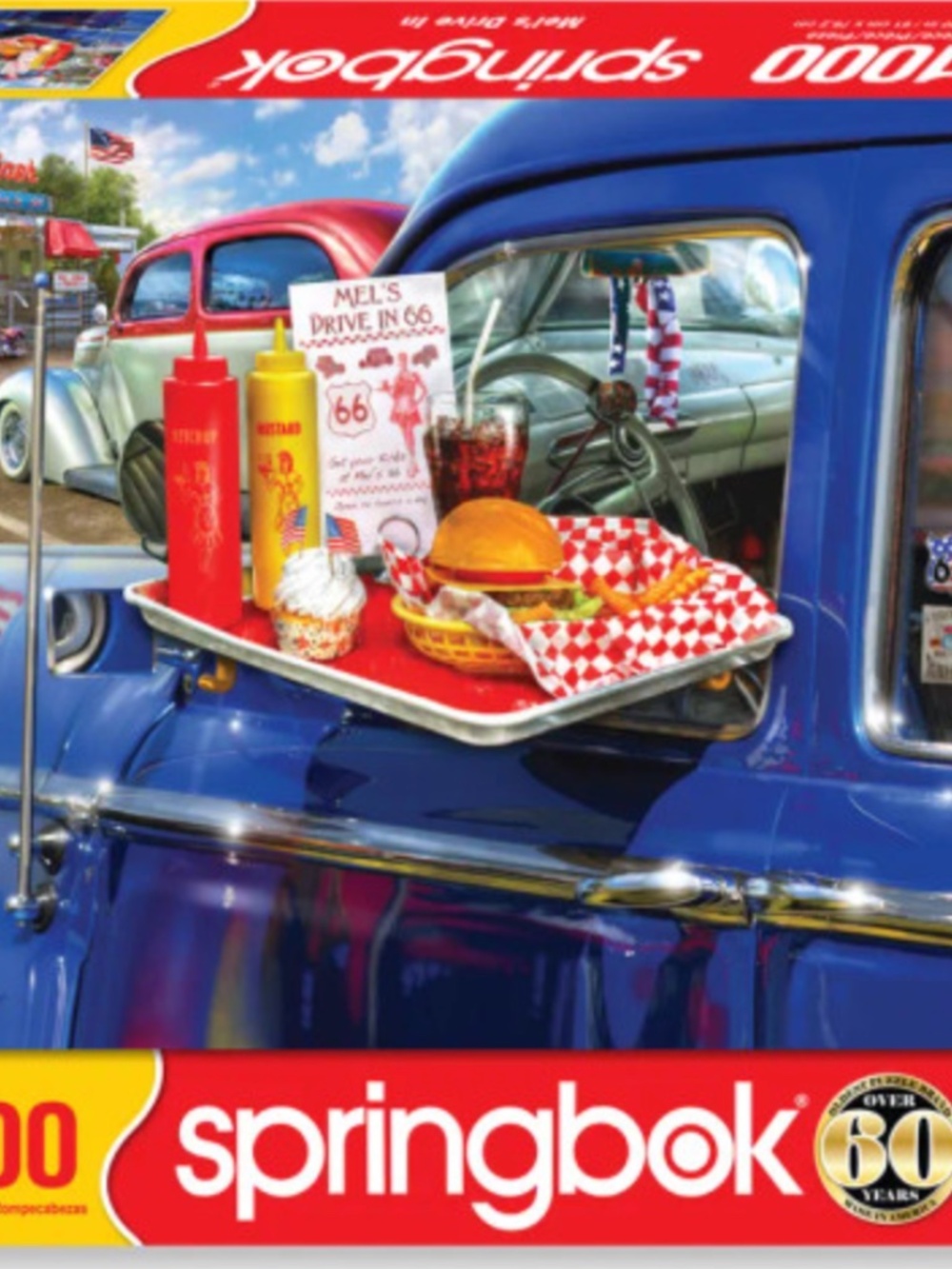 🧩 PUZZLE: Springbok Mel's Drive-In 1000 Piece Puzzle